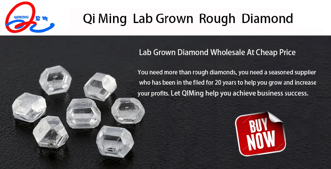 Qiming Lab Grown Diamond Hpht Rough Diamond Jewelry Accessories