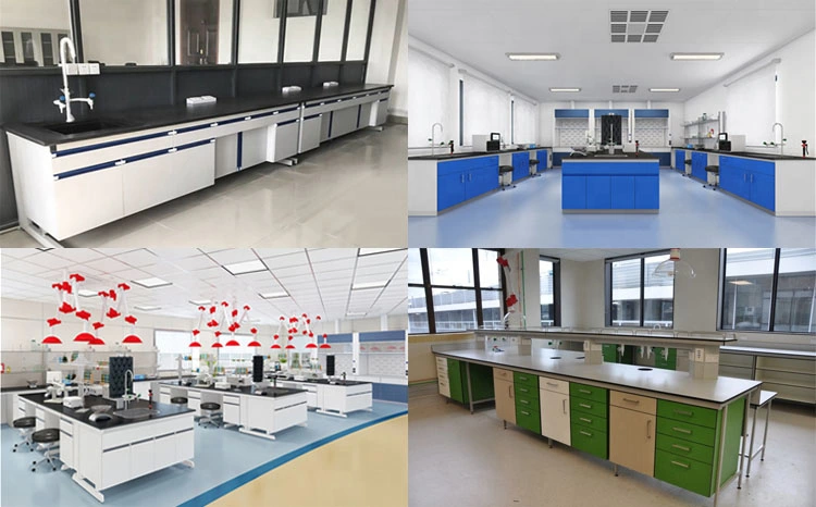 Factory Cheap Price Hospital Steel Chemical Wholesale Bio Steel C-Frame Central Lab Furniture with Sink/