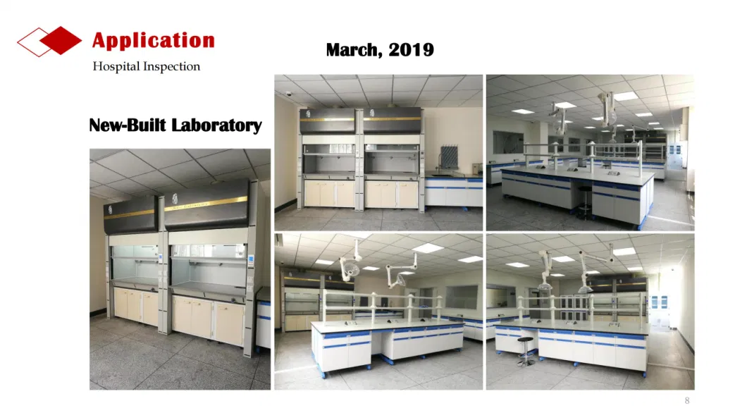 Acid &amp; Alkali Resistant Fireproof Chemical Laboratory Bench-Top Fume Hood with Explosion Proof
