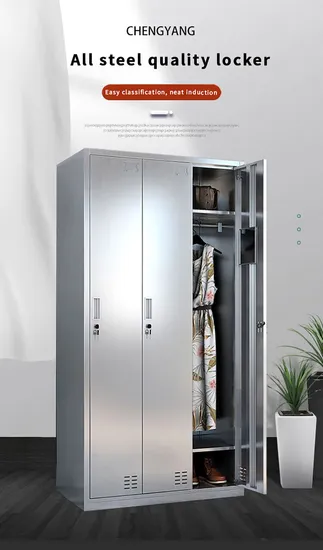 201 Stainless. Steel. Fifteen Lockers 1.0mm, with Laminated Plate, Dust