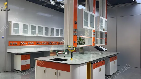 Full Steel Structure Lab Working Wall Side Table for School and Science Laboratory with CE 