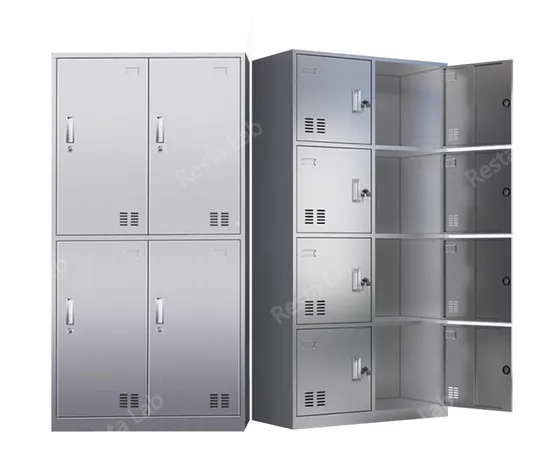 Wardrobe Locker for Cleanroom Food Clean Lab Gowning Room Made of 304 Stainless Steel with Certificates 