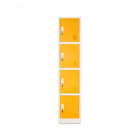 Kd Structure Steel Almirah Storage Staff Cabinet School Wardrobe 4 Door Metal Locker 