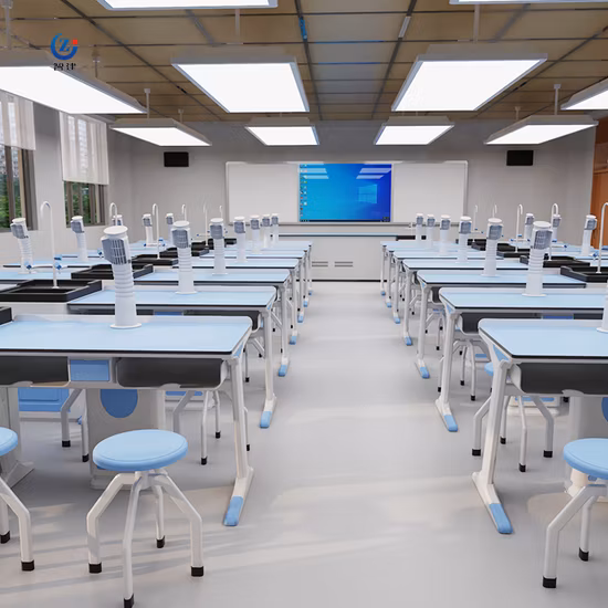 School Student Physics Chemical Laboratory Table and Chairs