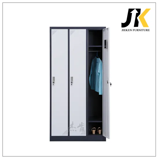 Cheap Gym Metal Locker 3 Doors Metal Storage Locker