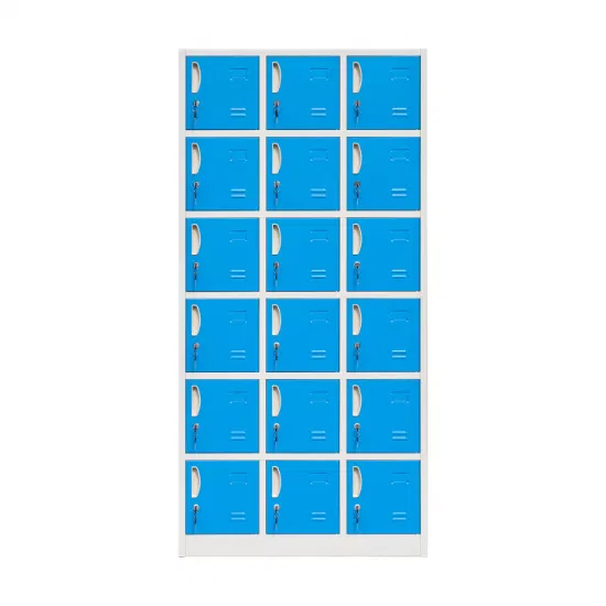 Supermarket/Cinema/Lab Use 6 Tier 3 Column 18 Doors Storage Locker