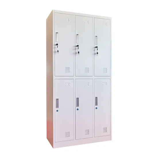 Grey Laundry Storage Box Cupboard Closet Wardrobe Clothes Changin Room Gym Locker 