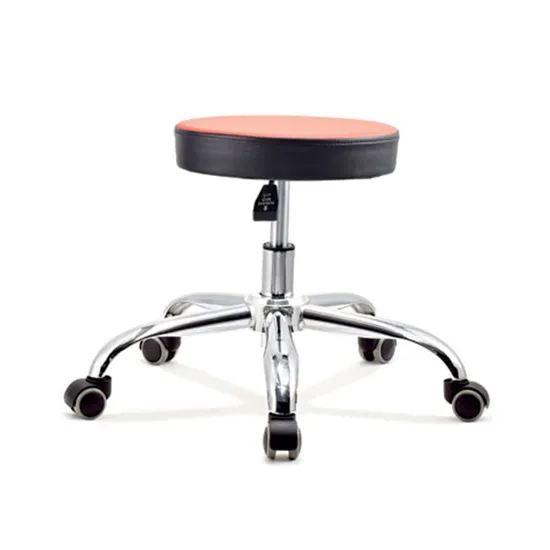Lab Furniture Simple Round Seat Swivel Lab Stool 