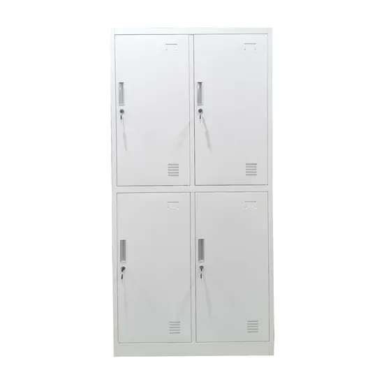 Metal 4 Doors Compartment Storage Lockers for Office Staff 